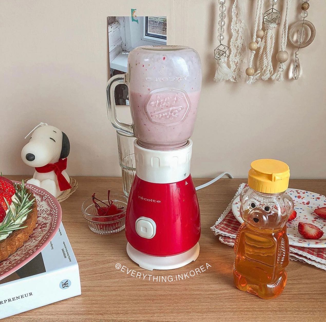  Recolte Mini Blender❤️ เครื่องปั่นสมูตตี้สุดคิวท์จากแบรนด์ดังอย่างRecolte ไม่ซื้อไม่ได้น๊าาา~