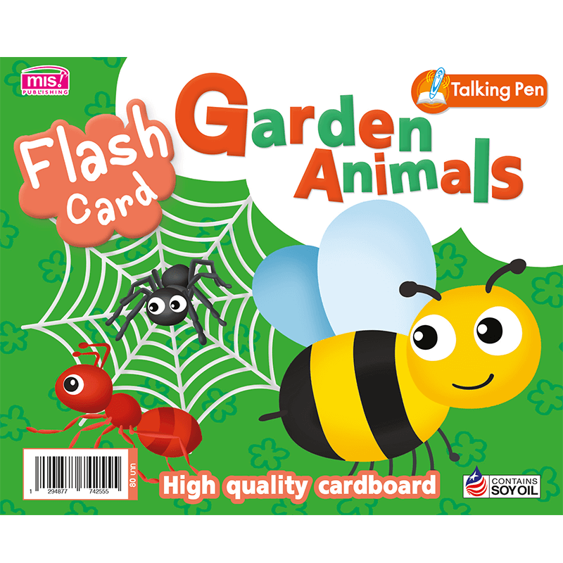 Flash Card - Garden Animals