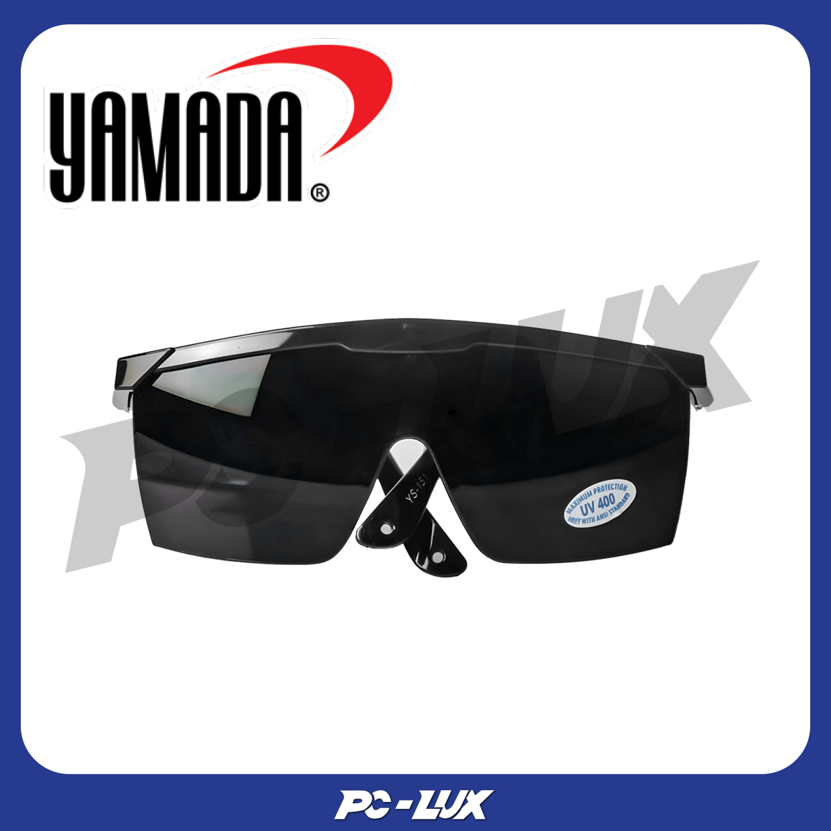 YAMADA แว่นตานิรภัย สีดำ รุ่น YS-151