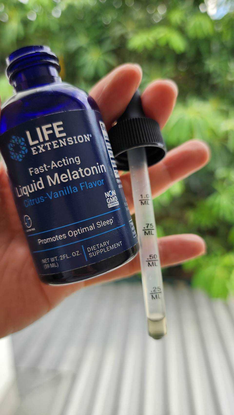 Life extension Mela tonin 1 - 3 mg แบบน้ำ  liquid เมลา โทนิน