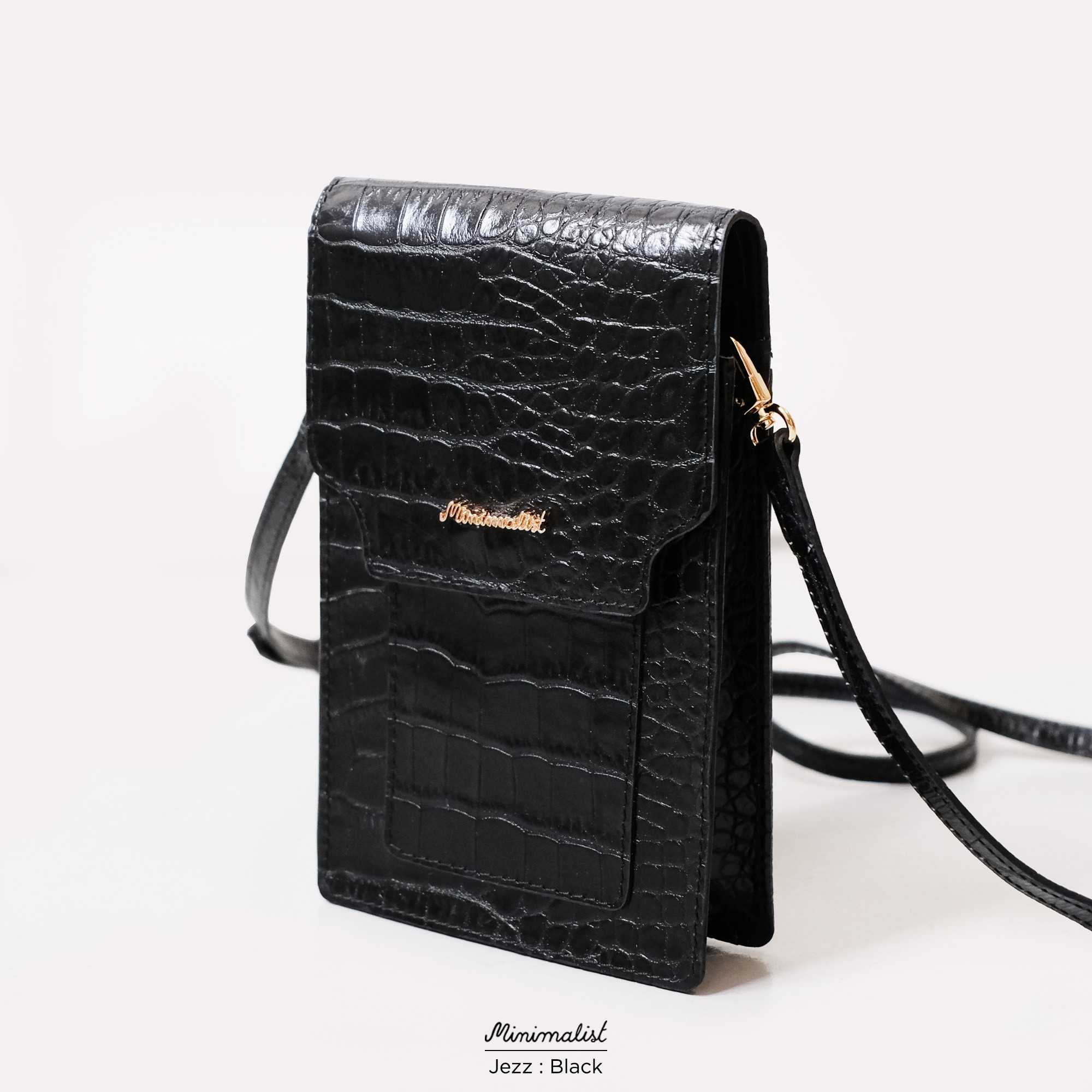 Jezz phone pouch in black