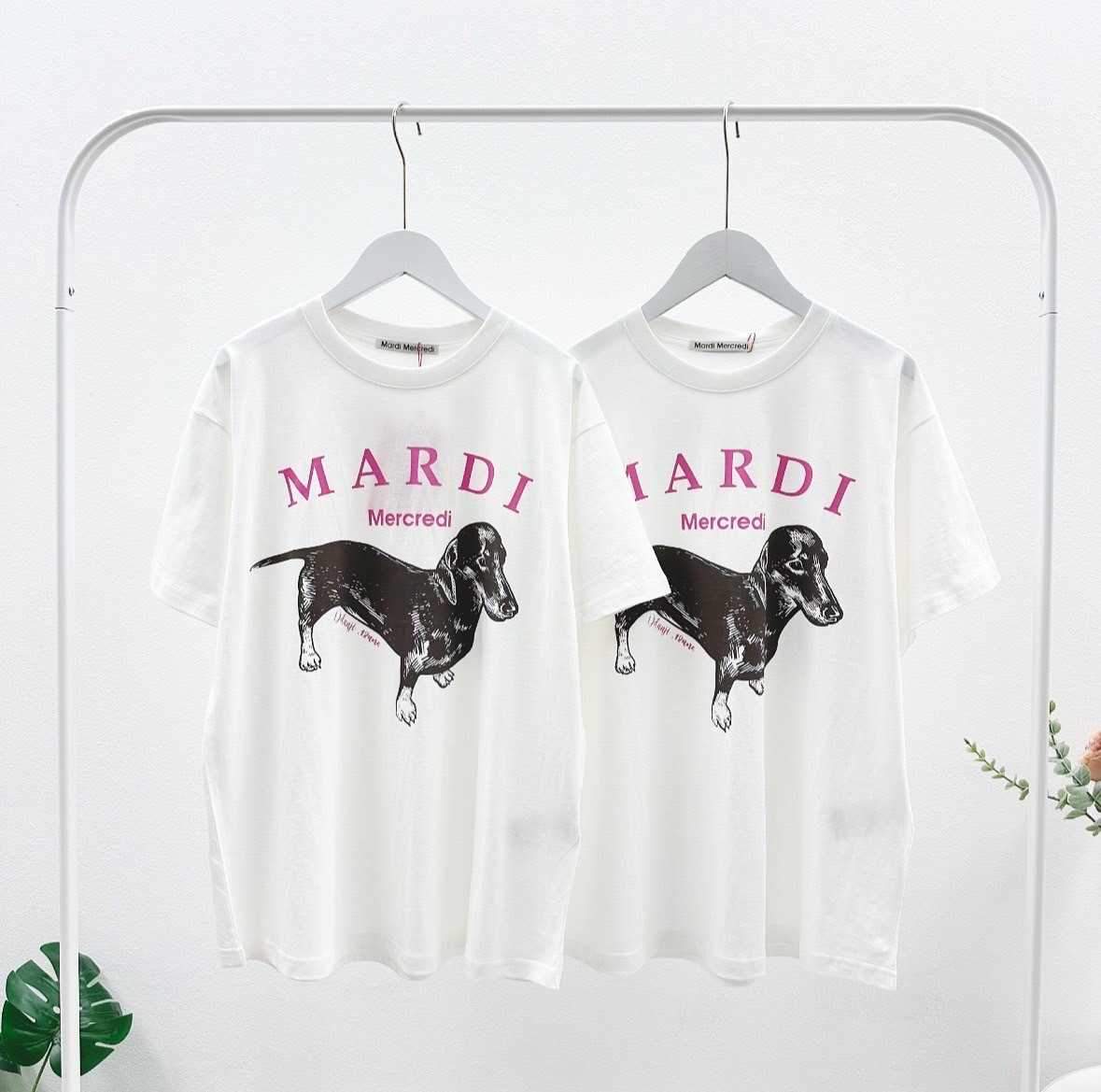 พร้อมส่ง Mardi DDanji T-Shirt ( Ivory/Pink )