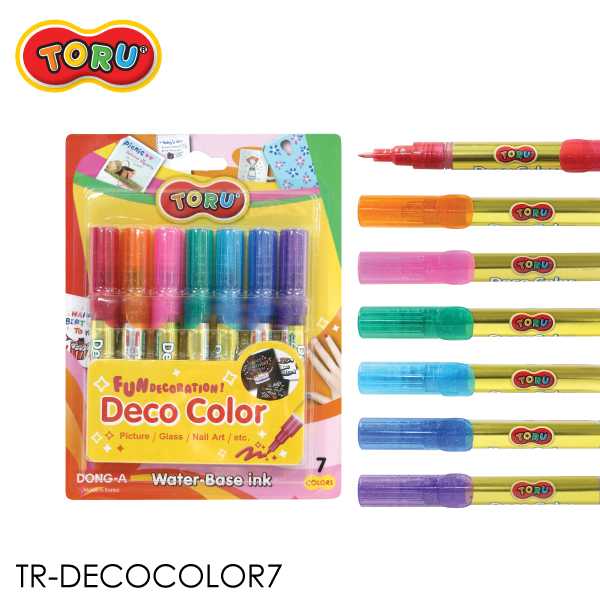 TR-DECOCOLOR7 TORU ปากกาเดคอร์ 7 สี