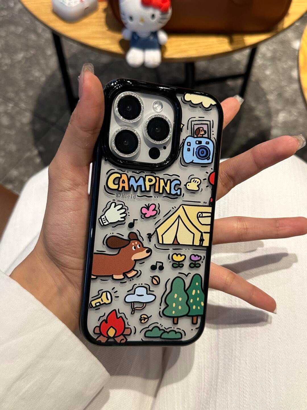 Pup Camp Adventure iPhone Case