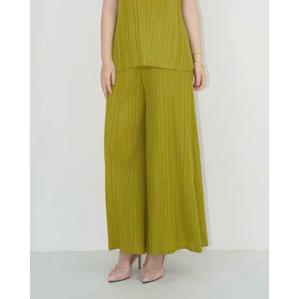 ยาว 36.5 นิ้ว 2MUAY รุ่น GM7269 กางเกงอัดพลีท WIDE LEG PLEATED PANTS 16 สี FREE SIZE