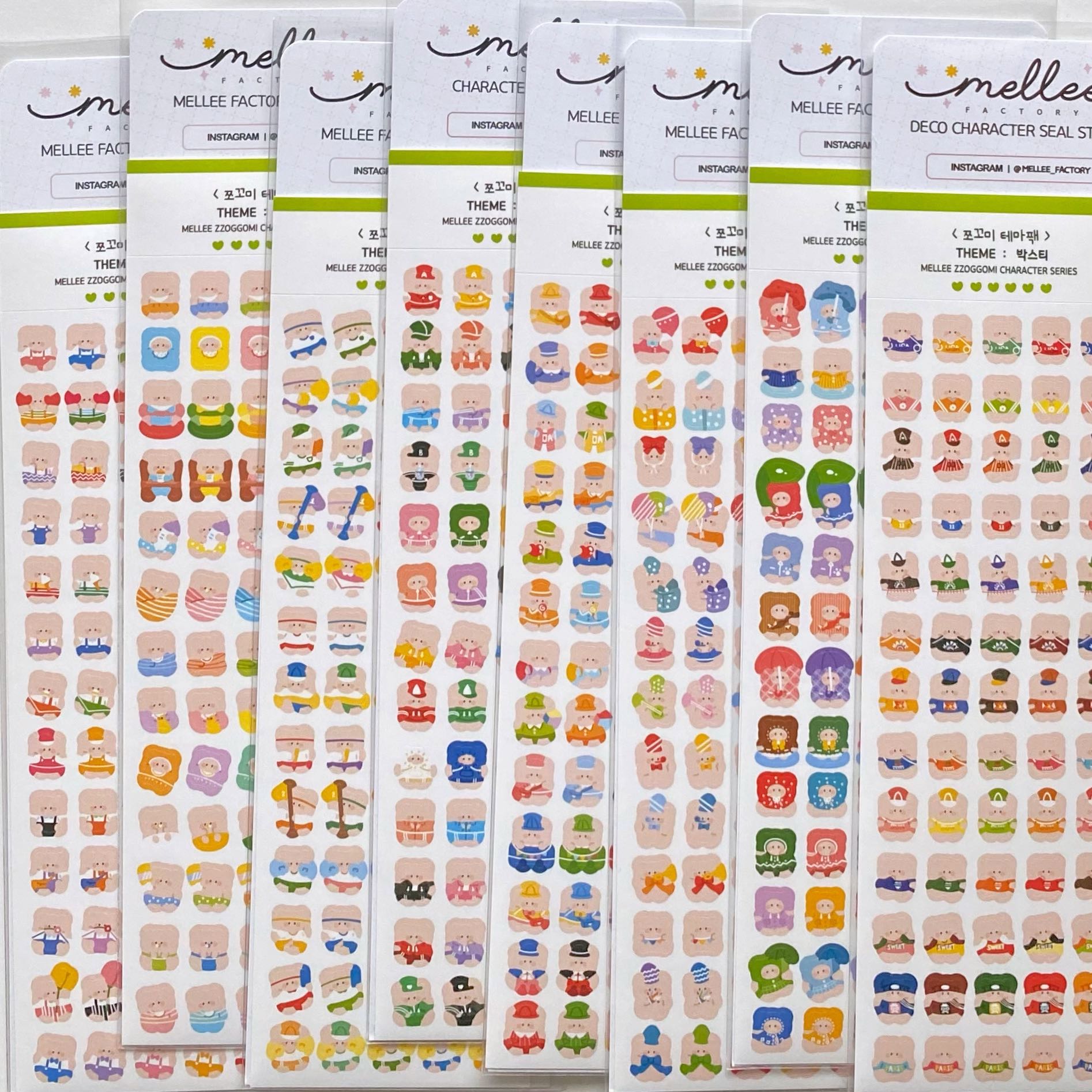 Mellee factory sticker pack (2 types)