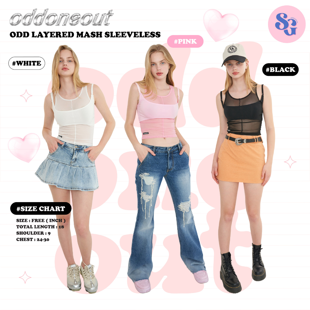 ODDONEOUT - Layered Mash Sleeveless
