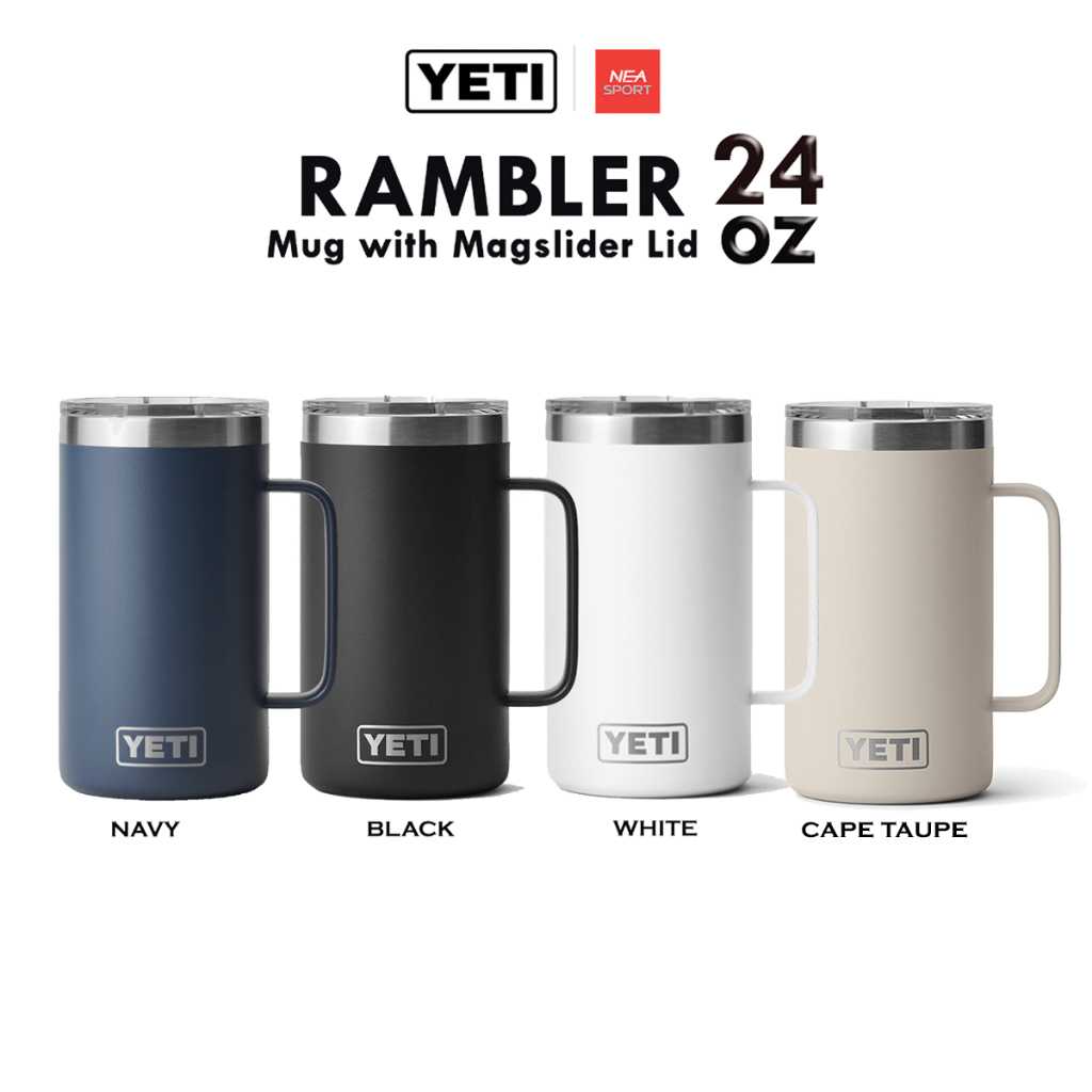 YETI Rambler 24oz Mug with Magslider Lid แก้วเก็บอุณหภูมิ เยติ ลิขสิทธิ์แท้