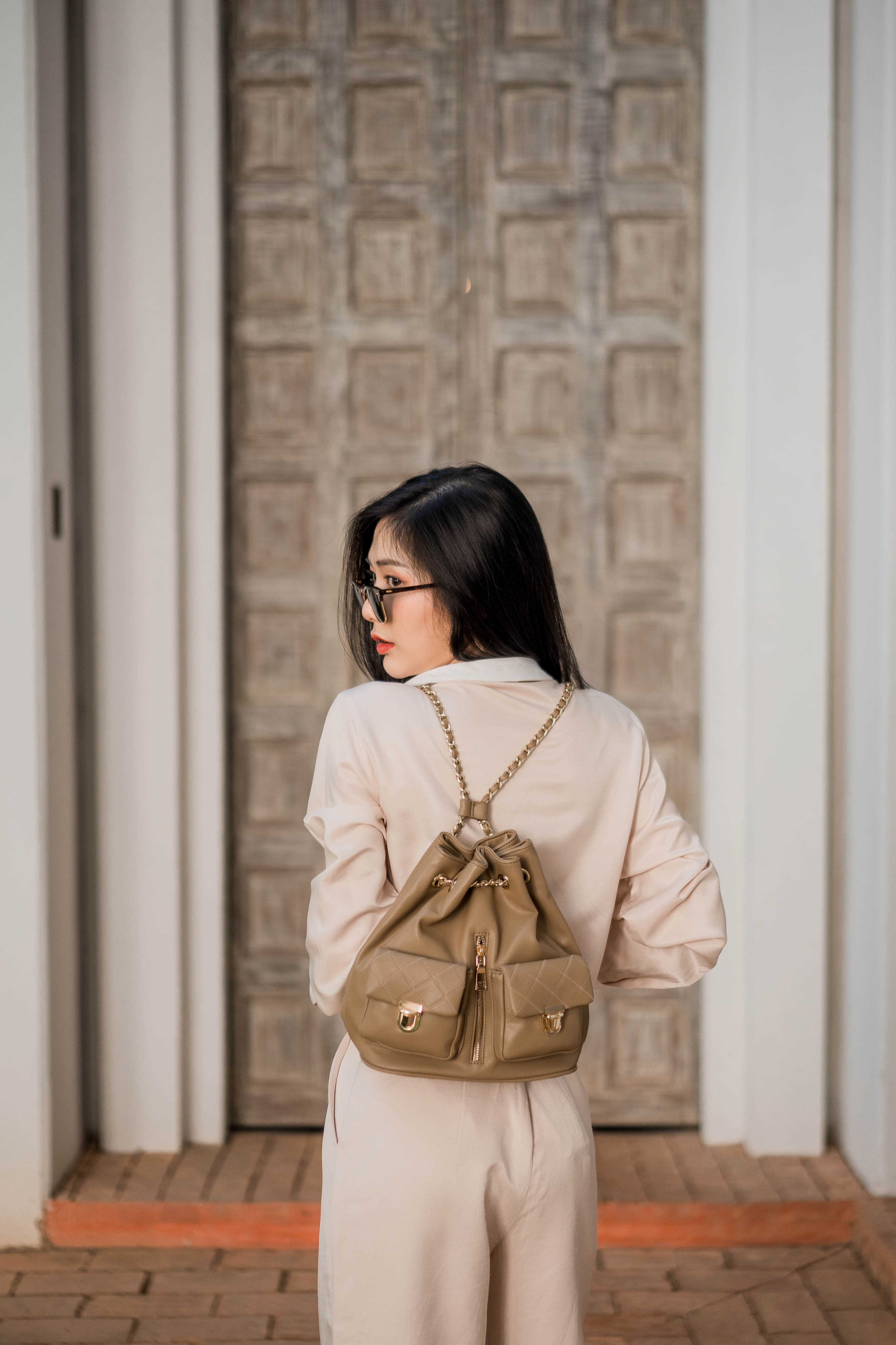 กระเป๋าเป้รุ่น LADY BAG  สีกากี DEEP KHAKI ( sarabasic only )