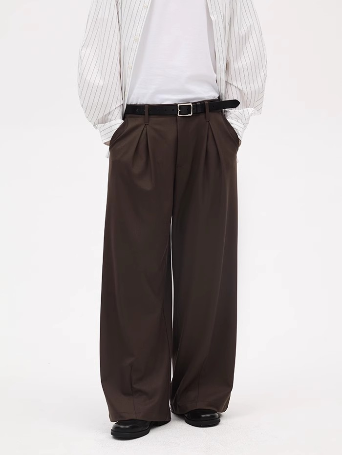 CARPEM Pleated Straight Pants