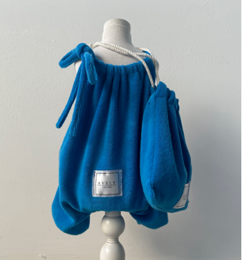 Avely (M) Blue Dolphin Jumpsuit