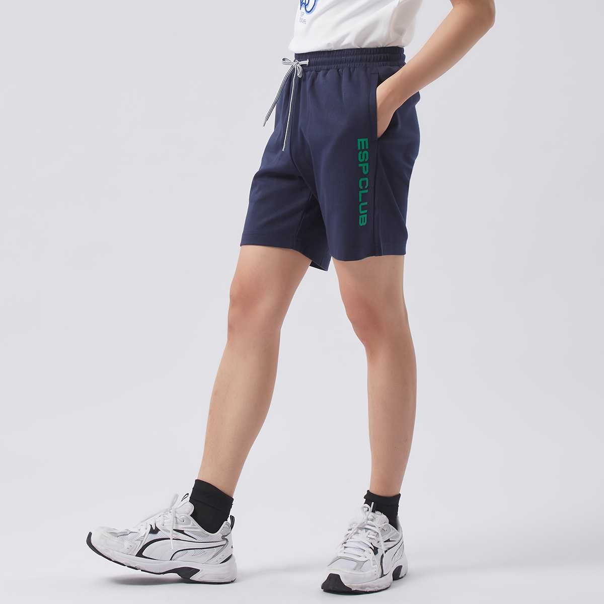 กางเกงขาสั้นผ้าสเวต | Textured Sweat Shorts | 03925