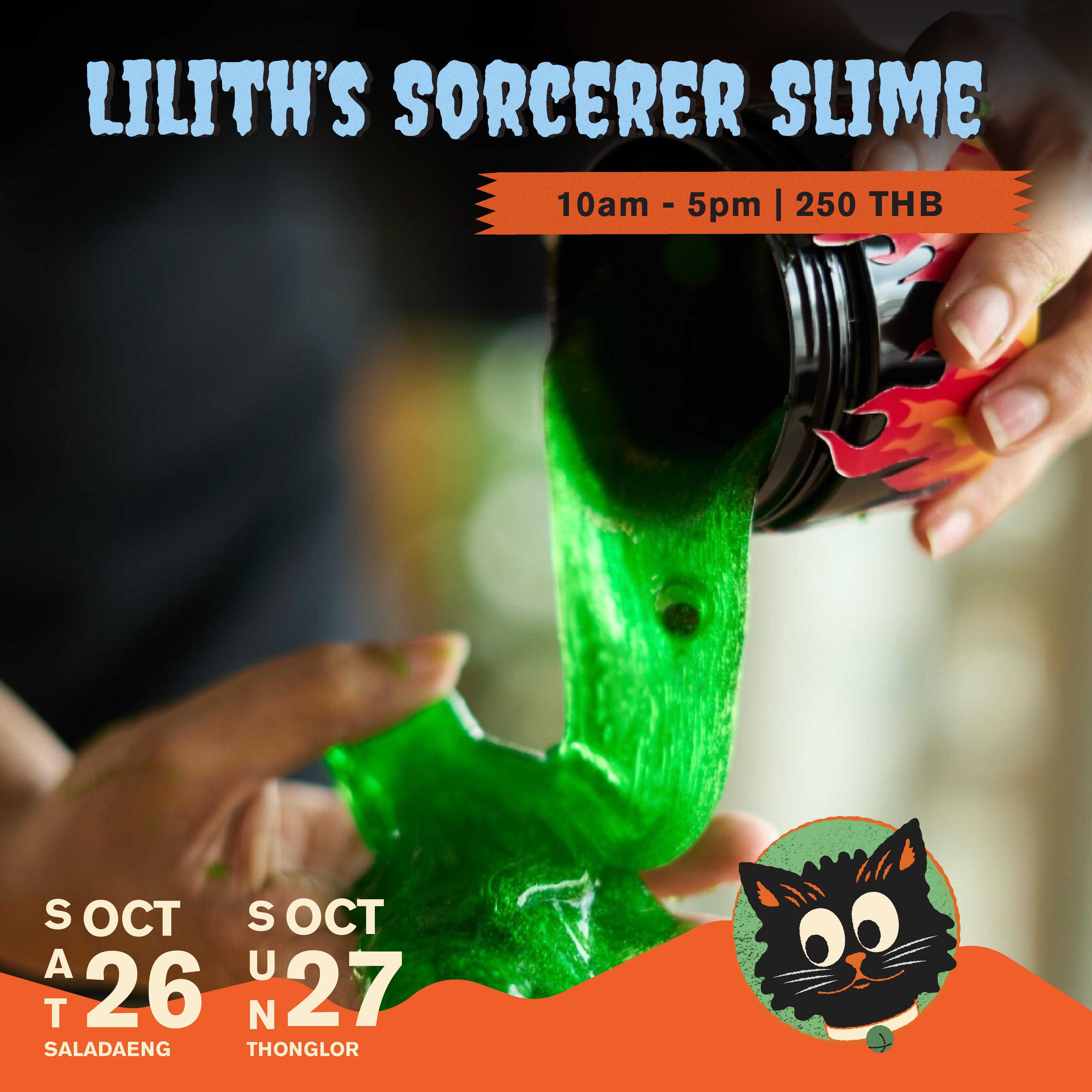 Craft Station: Lilith’s Sorcerer Slime (Halloween 2024) | theCOMMONS Saladaeng