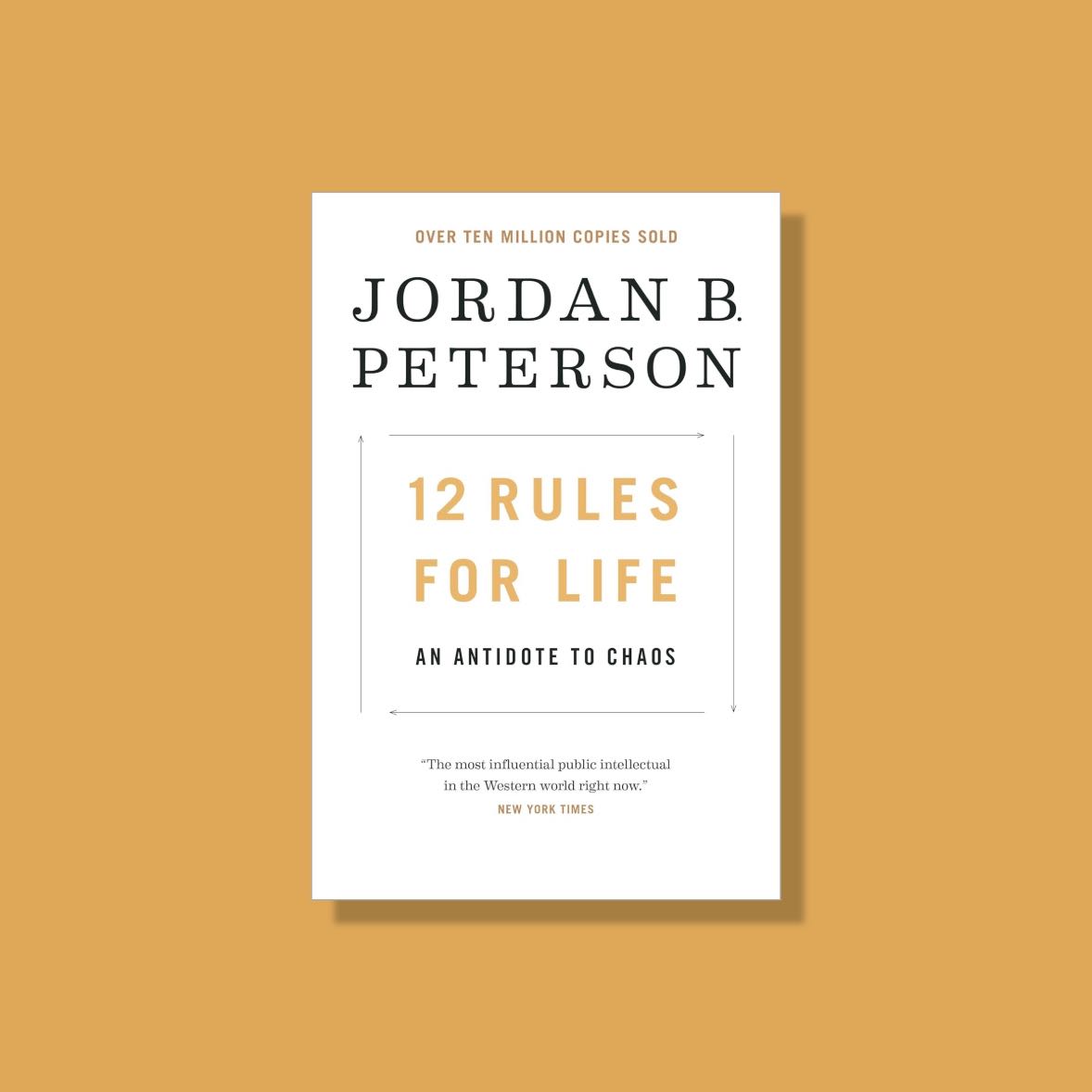 12 Rules for Life: An Antidote to Chaos หนังสือจิตวิทยาพัฒนาตนเอง ภาษาอังกฤษ