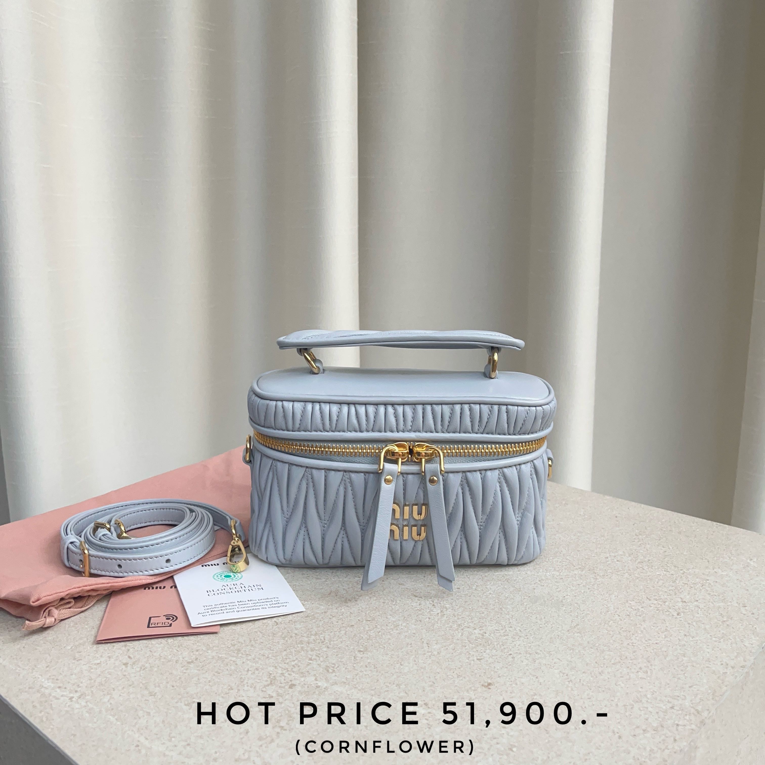 Miumiu Vanity bag - Cornflower