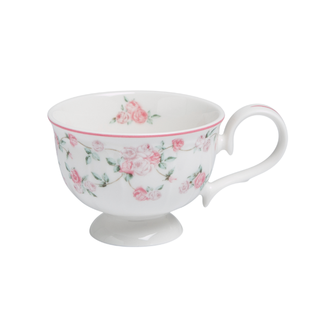 แก้วกาแฟต่อขาทรงเตี้ย 160 ซีซี La vie en rose