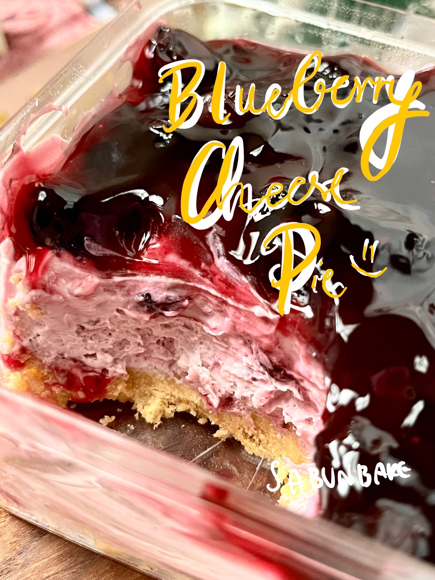 Blueberry Chesse Pie   (ส่งแบบรถเย็น)