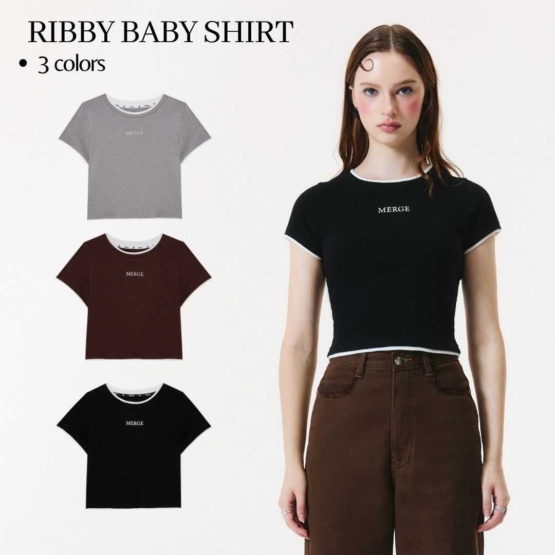 Merge Official - Ribby Baby Tee (จัดส่ง 5 July)(เปิดขาย 15 Jun  20:00)