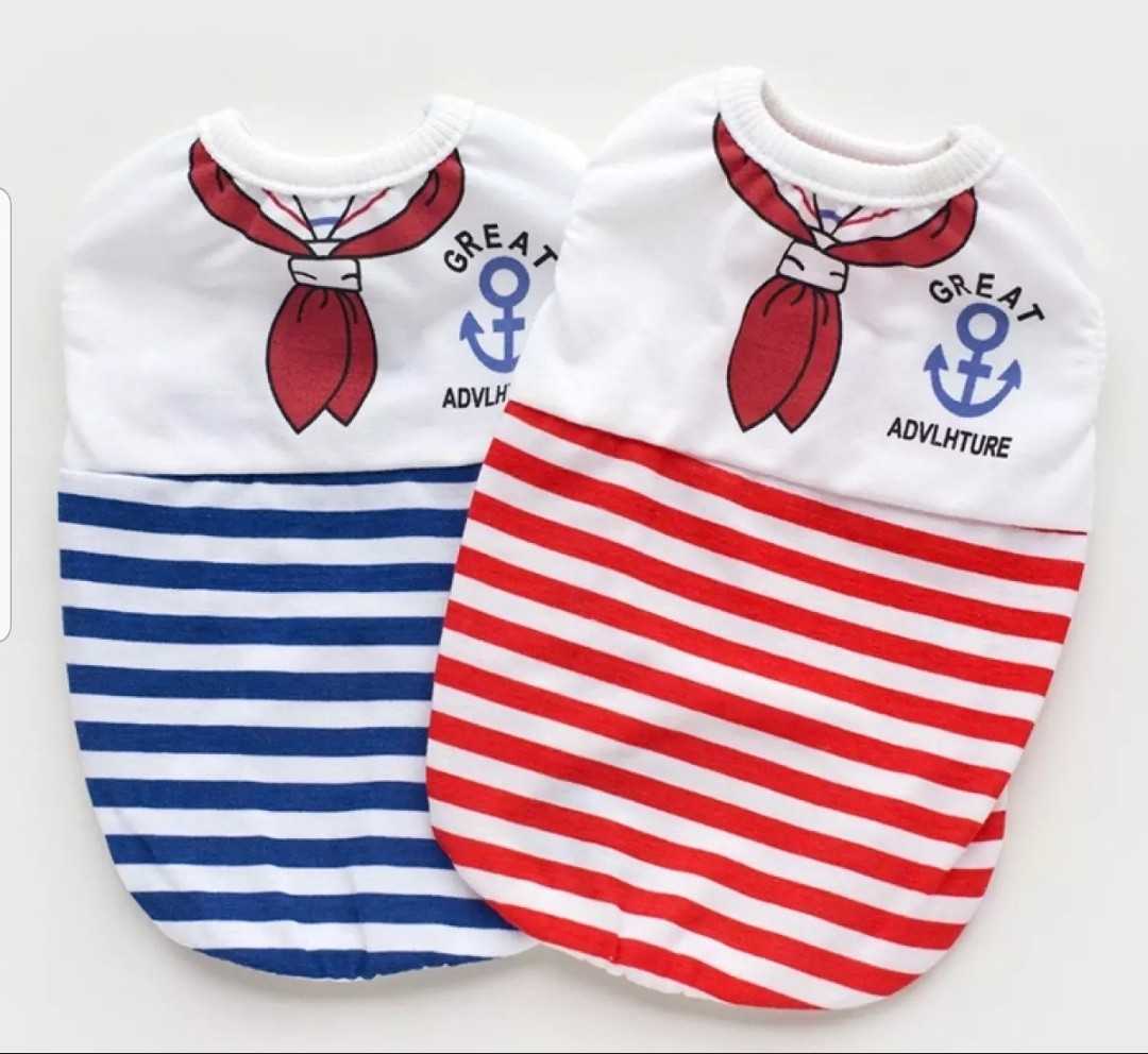 ชุดน้องหมาแมว เสื้อยืดพิมพ์ลาย ขนาด S