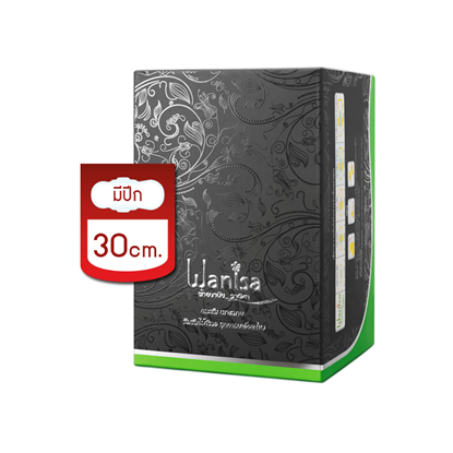 Wanisa Sanitary Napkin ผ้าอนามัยกลางคืน 30ซม. 18ชิ้น/กลอ่ง