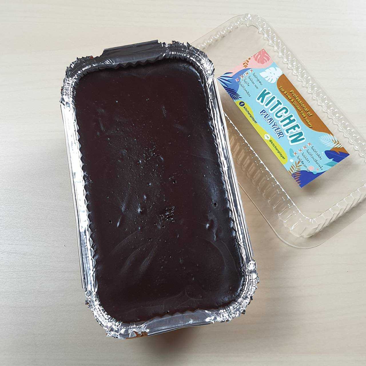 เค้กช็อคหน้านิ่มแบบโลฟ Top8free#Gluten free#Vegan