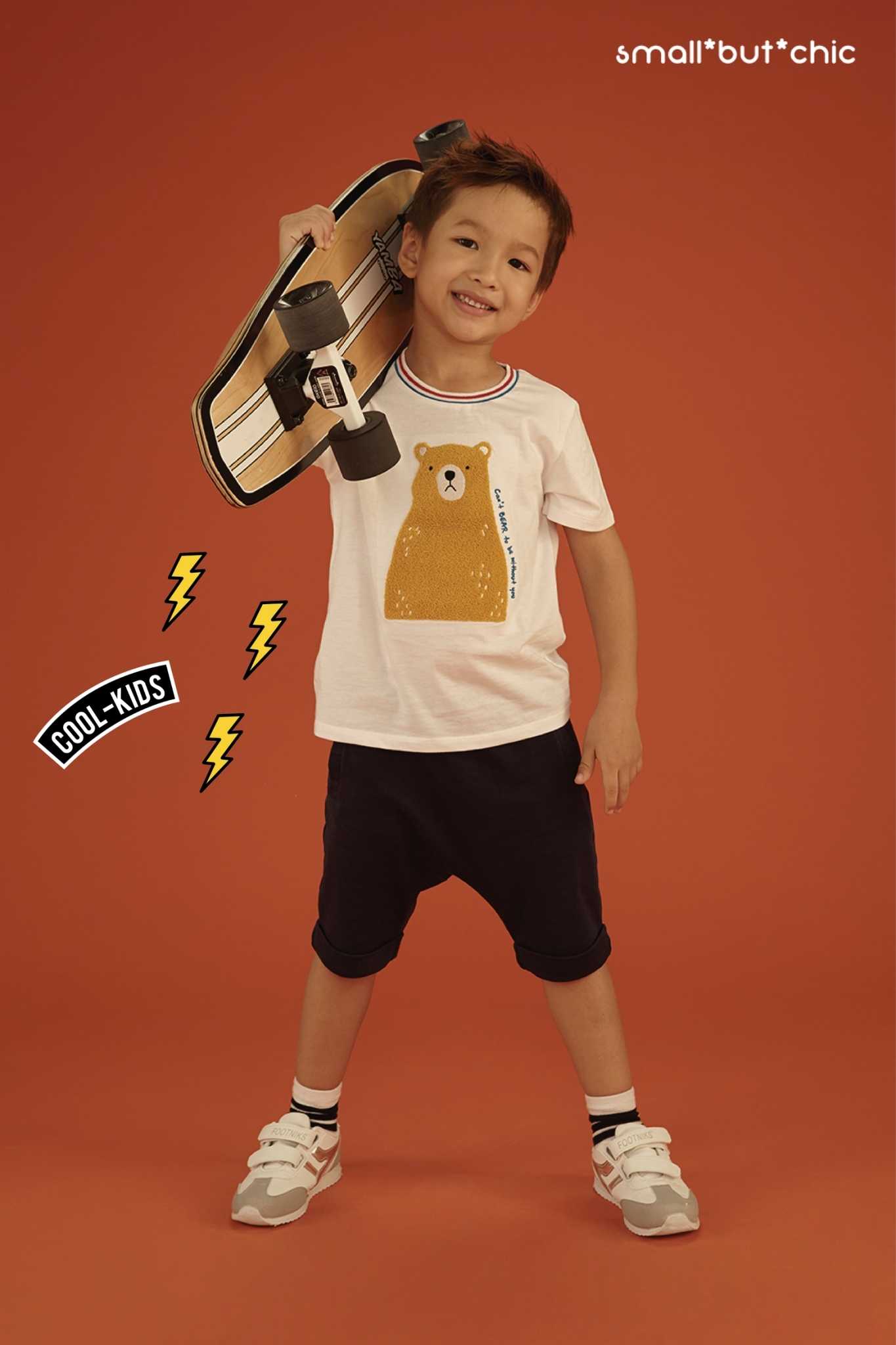 เสื้อคอกลมรูปหมี Can't Bear(TS-152)