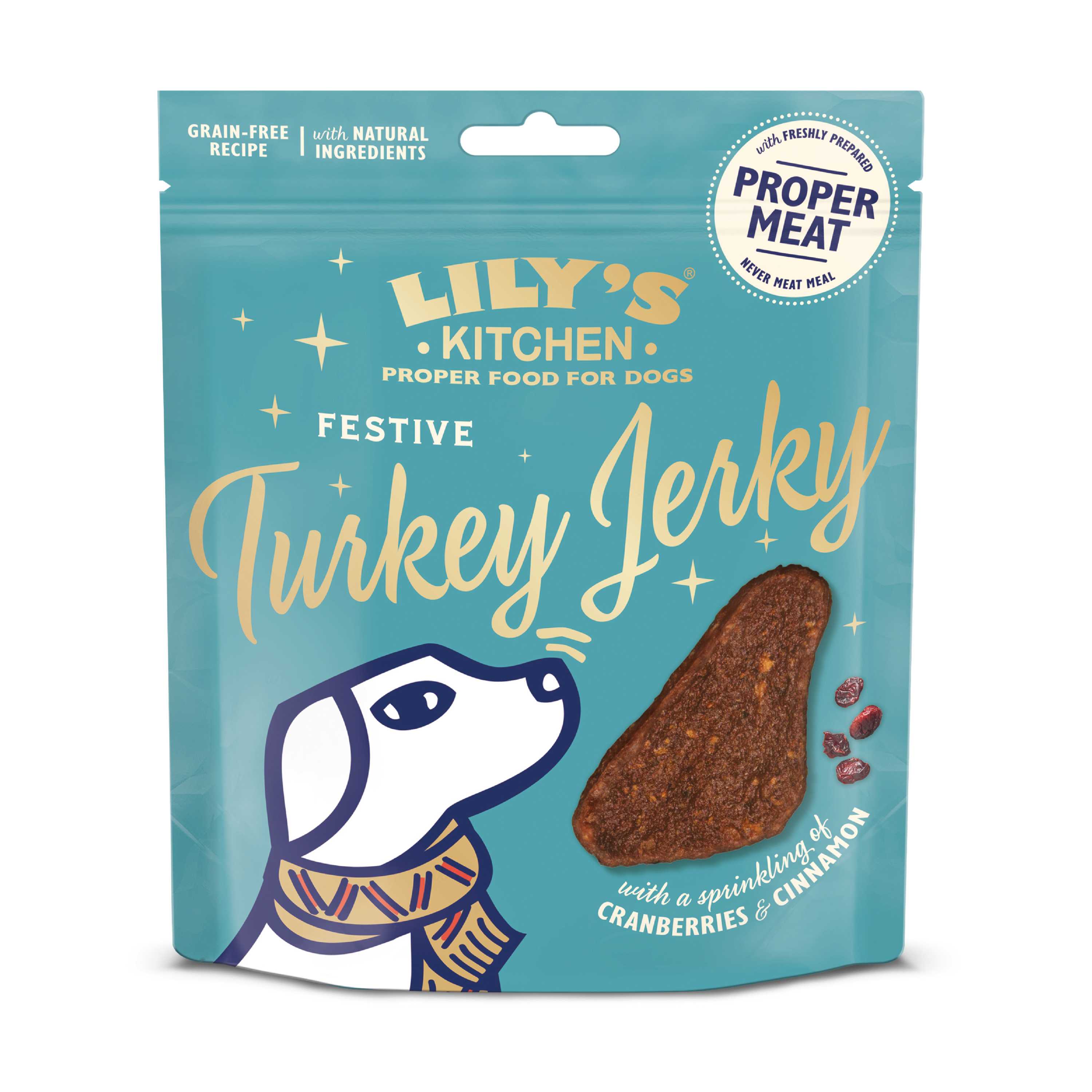 Lily's Kitchen - Festive Christmas Turkey Jerky (70g)