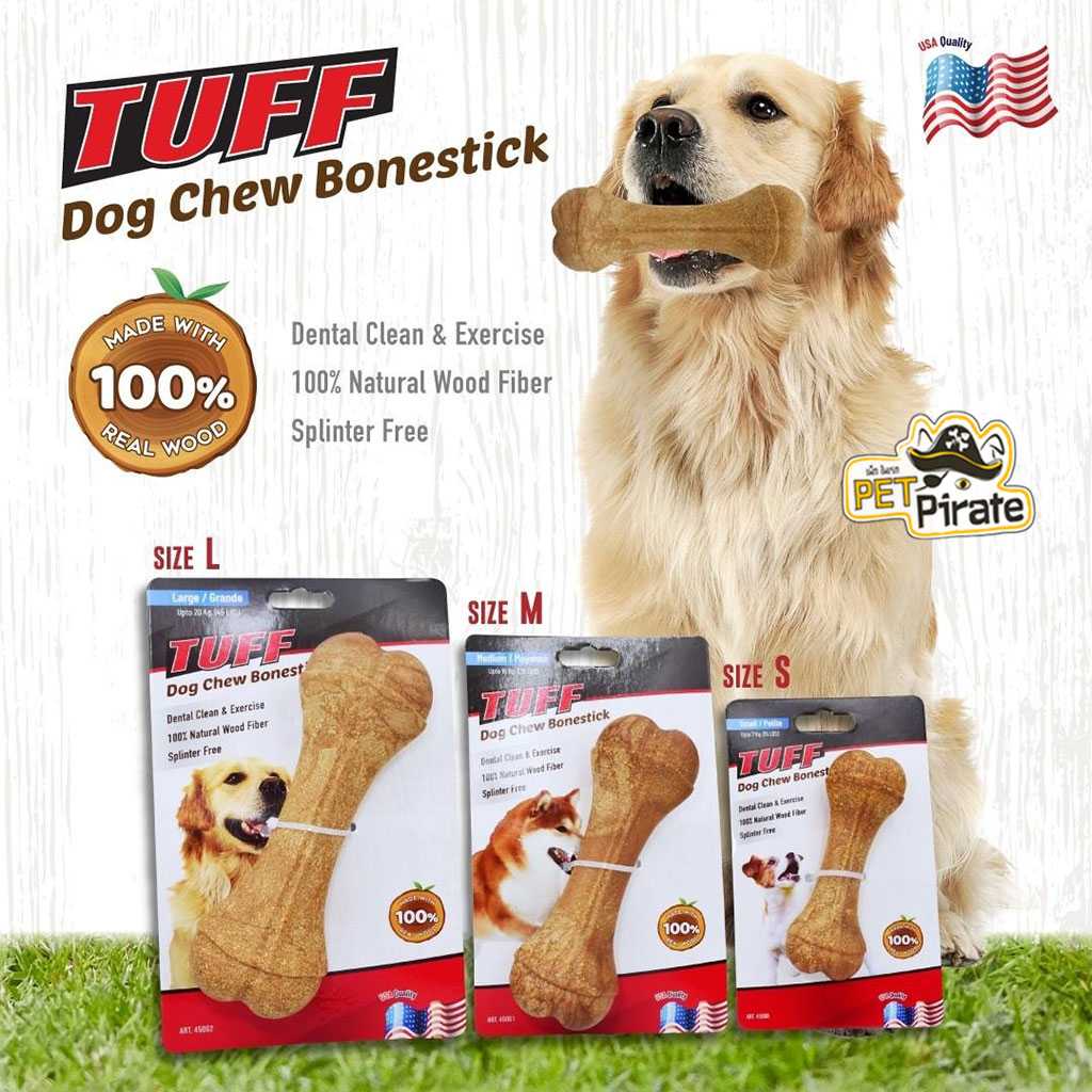 TUFF Dog Chew Bonestick กระดูกไม้ ขัดฟันธรรมชาติ ช่วยขัดฟัน ลดกลิ่นปาก