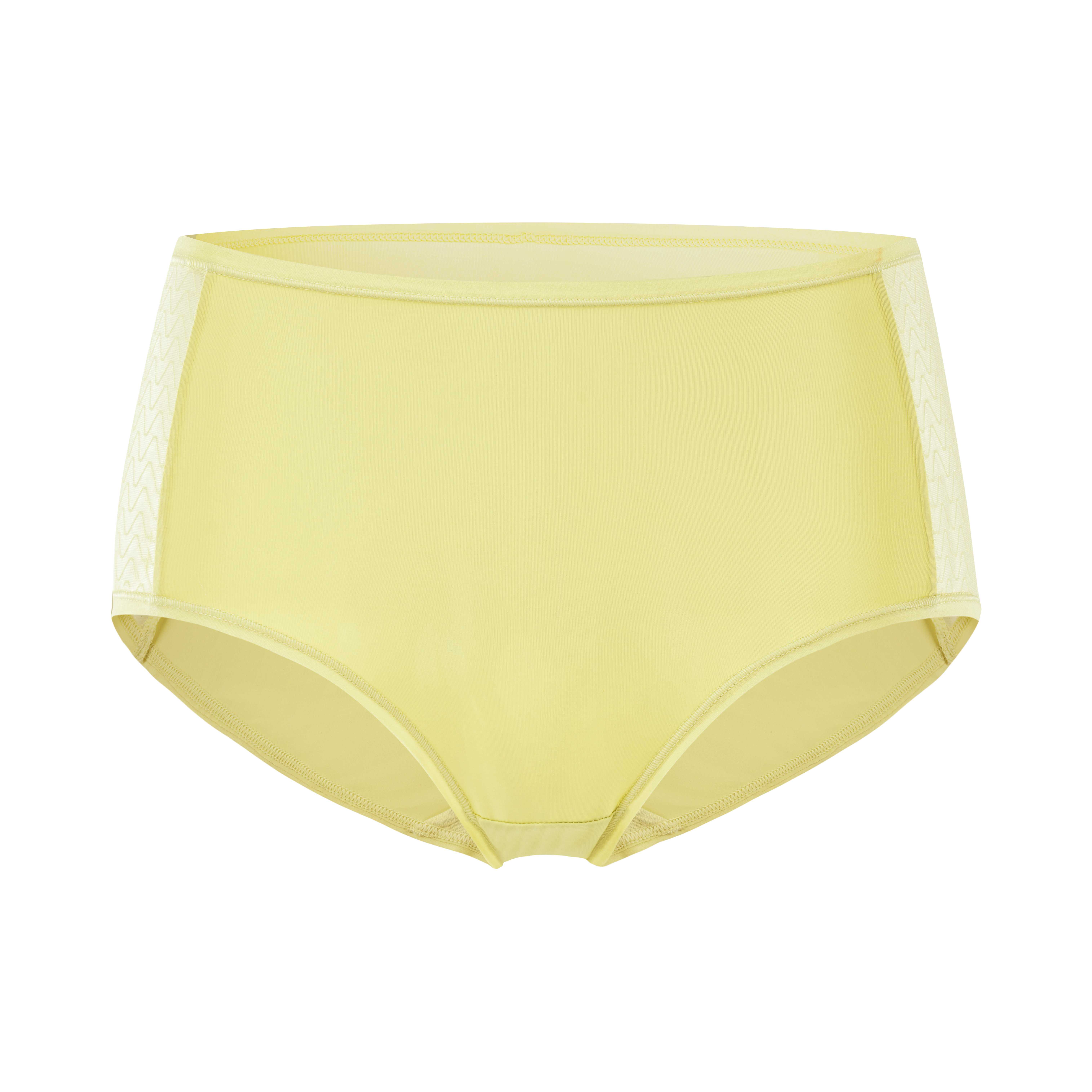 Triumph 10223146 Simply Everyday Chic Maxi 1989 กางเกงชั้นในรูปแบบแม็กซี่ สีเขียวมะนาว