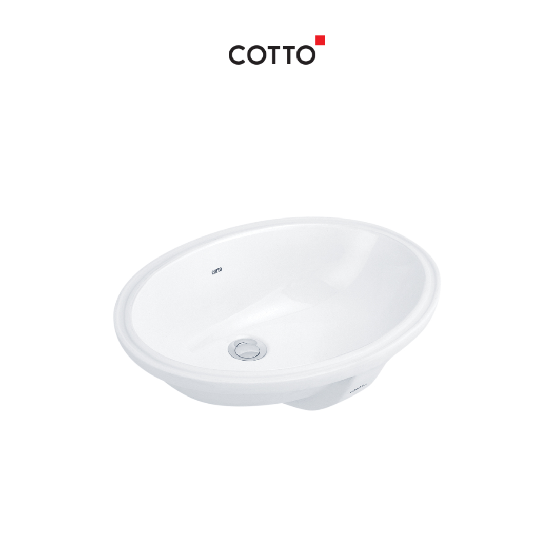 COTTO C017 มาร์โลว์ อ่างล้างหน้าฝังใต้เคาน์เตอร์