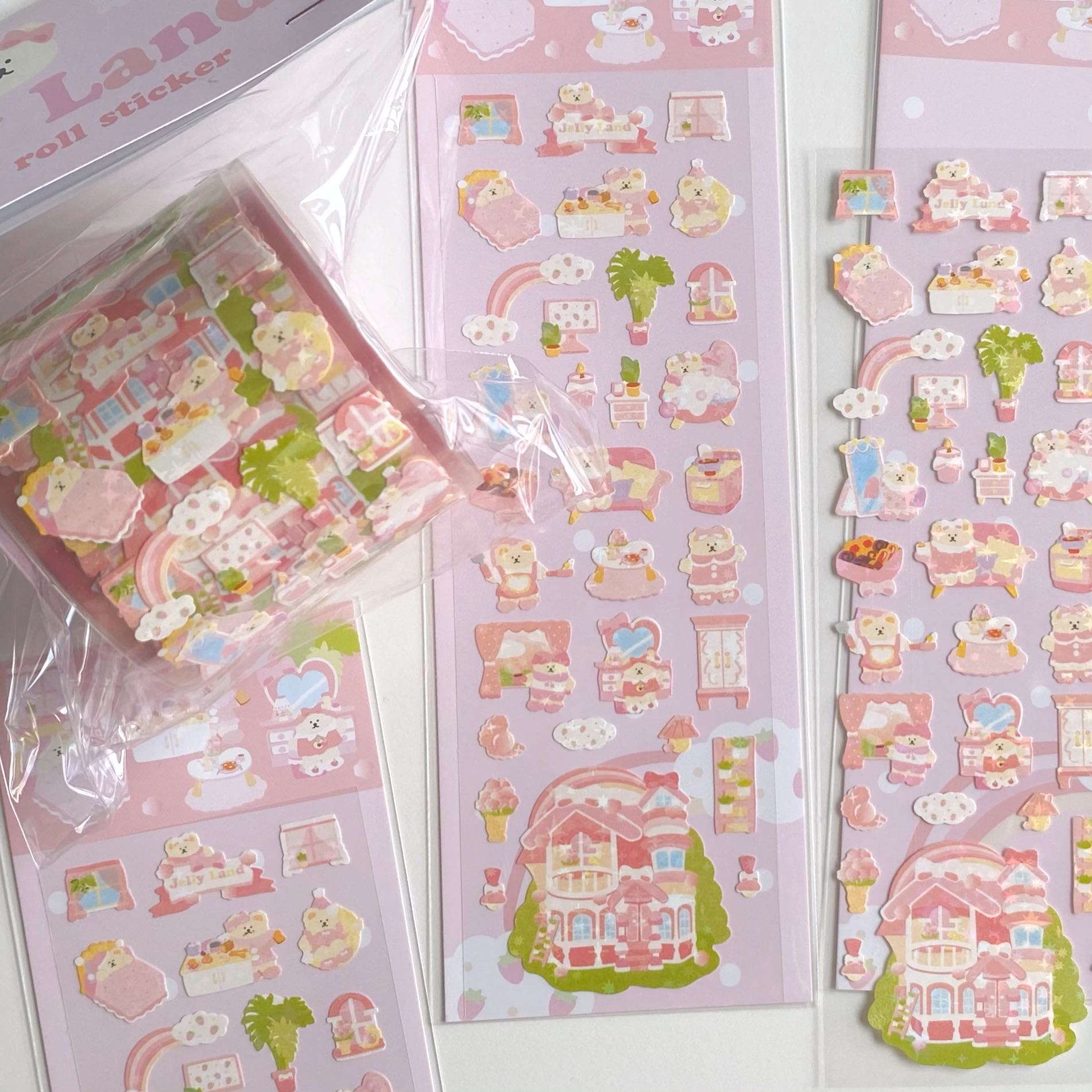 Jellyland sticker roll
