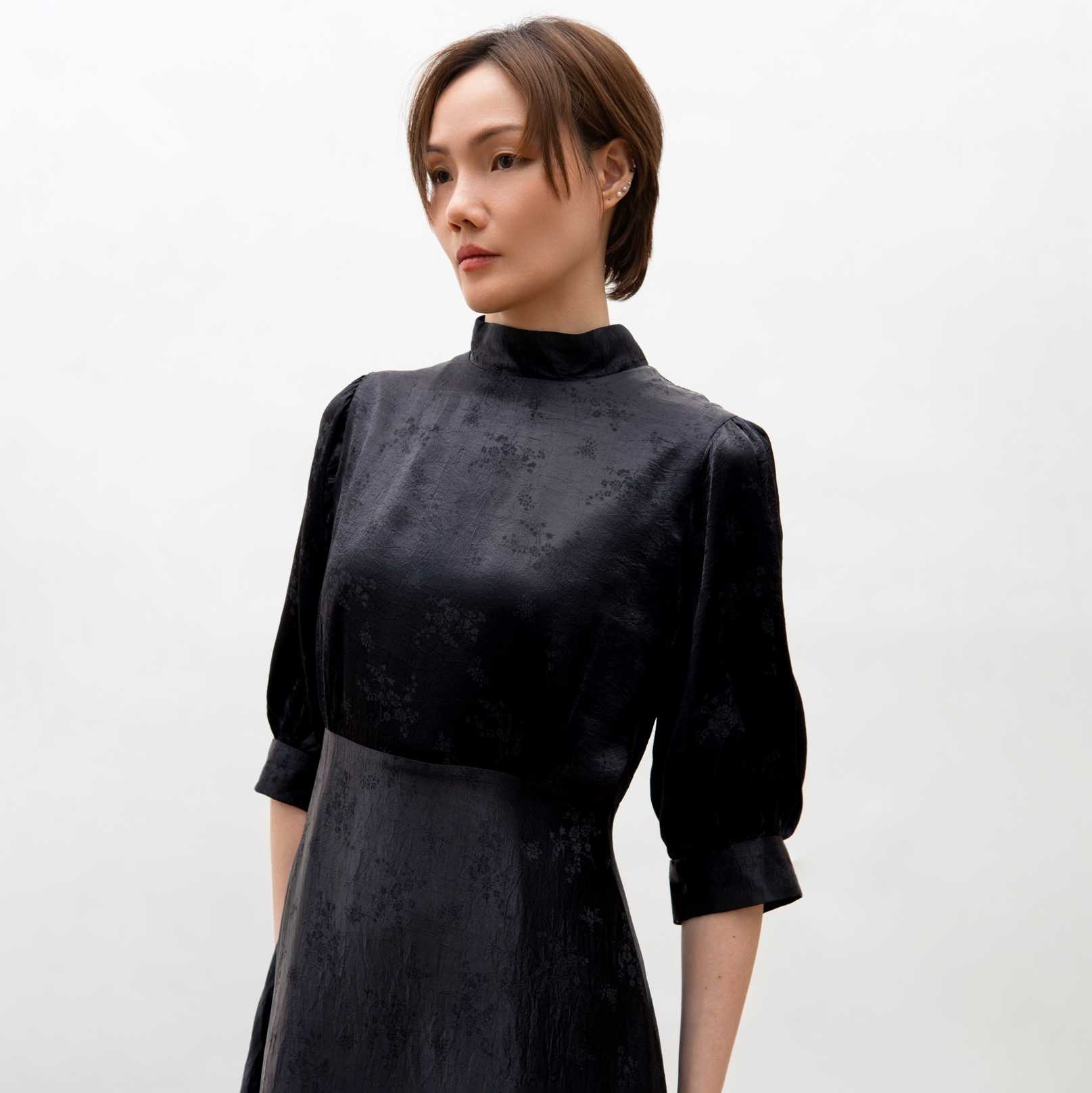 VELEN DRESS CHINESE SILK