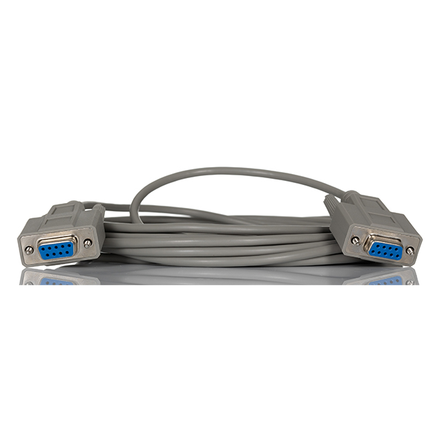 C&W-RS PRO Female 9 Pin D-sub to Female 9 Pin D-sub Serial Cable, 5m PVC
