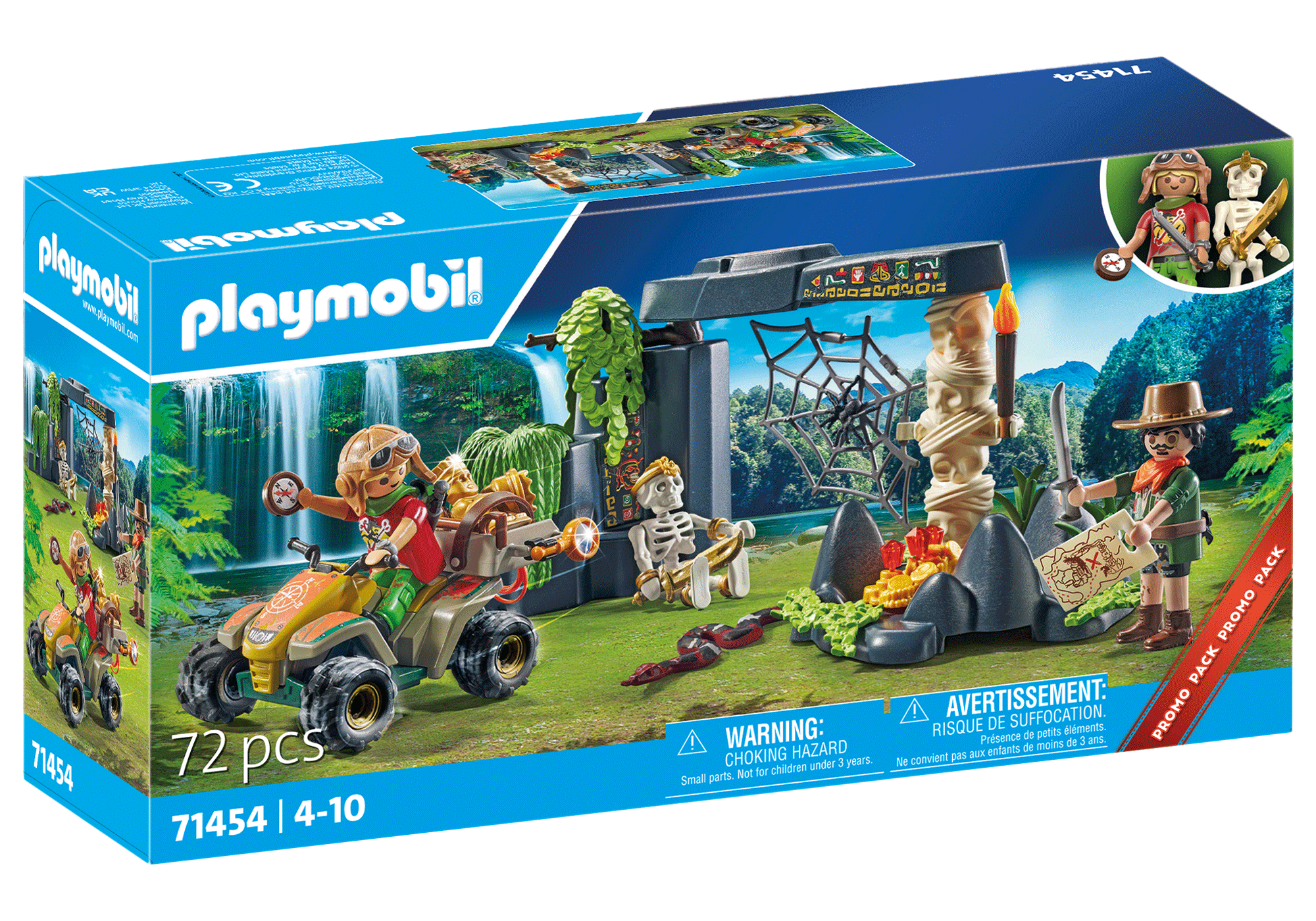 Playmobil โปรโมแพ็ค นักล่าขุมทรัพย์ในป่า PM-71454-24