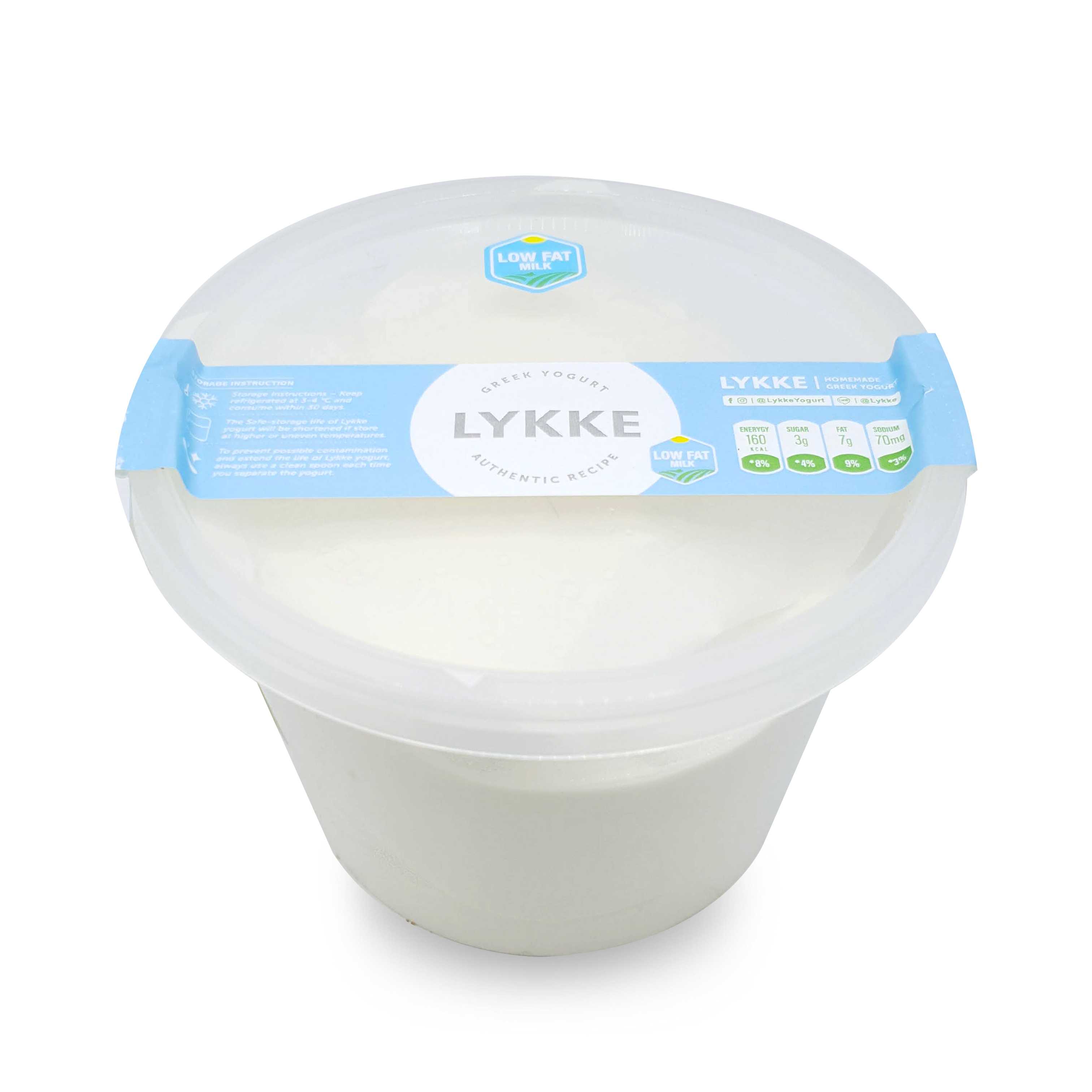 เพลนกรีกโยเกิร์ต สูตรไขมันต่ำ (Low fat plain Greek yogurt) BBF 09/07/2025