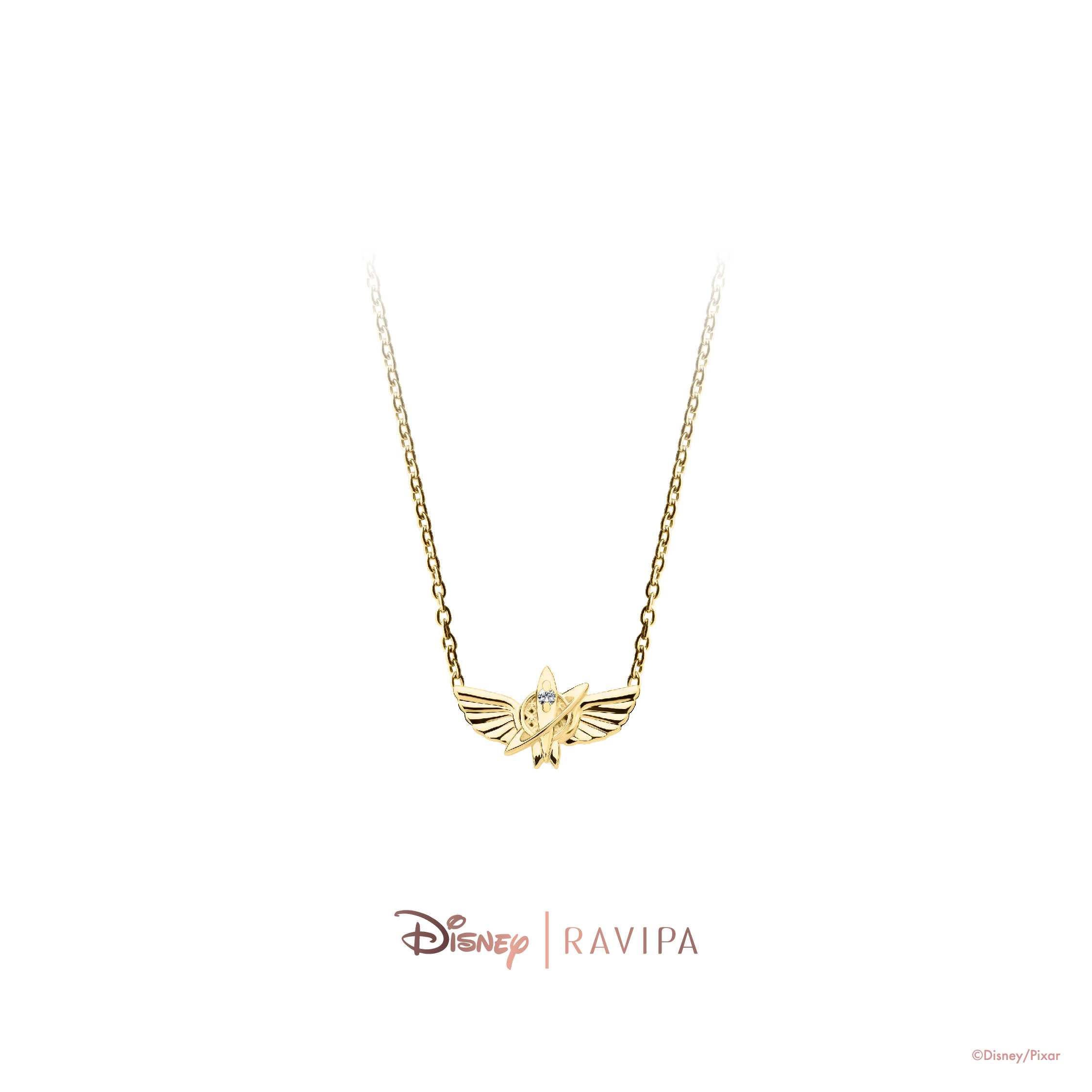 Gold Space Rangers Necklace