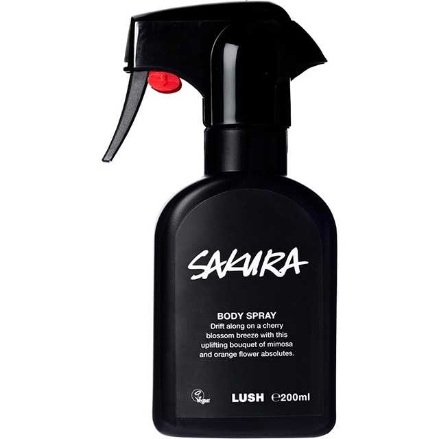 LUSH Sakura Body Spray : 200ml สเปรย์น้ําหอม