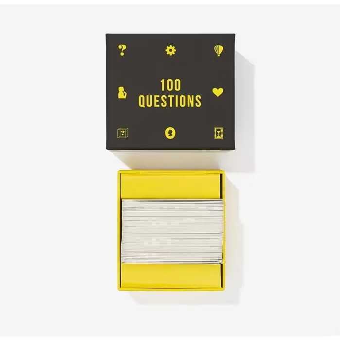 (Eng) 100 Questions Game Cards / The School of life