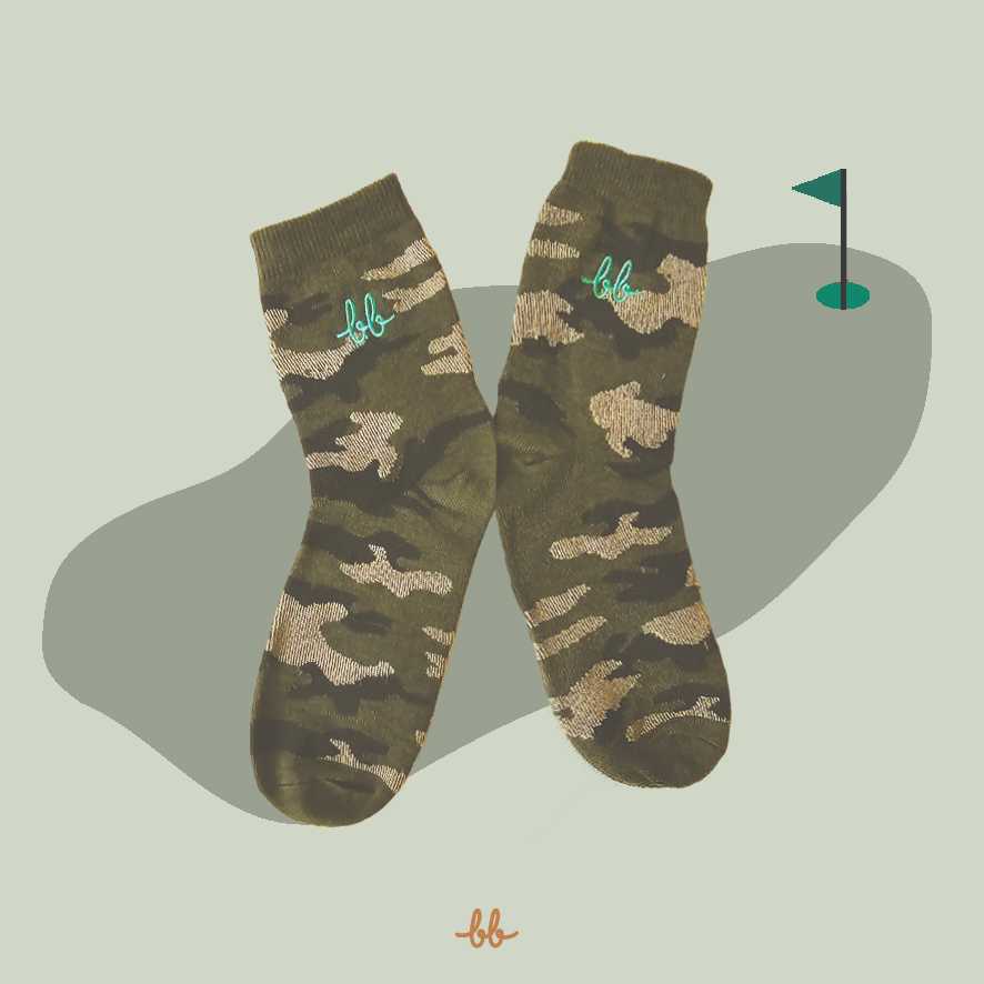 Men Crew Socks  - Camo (1 pair)