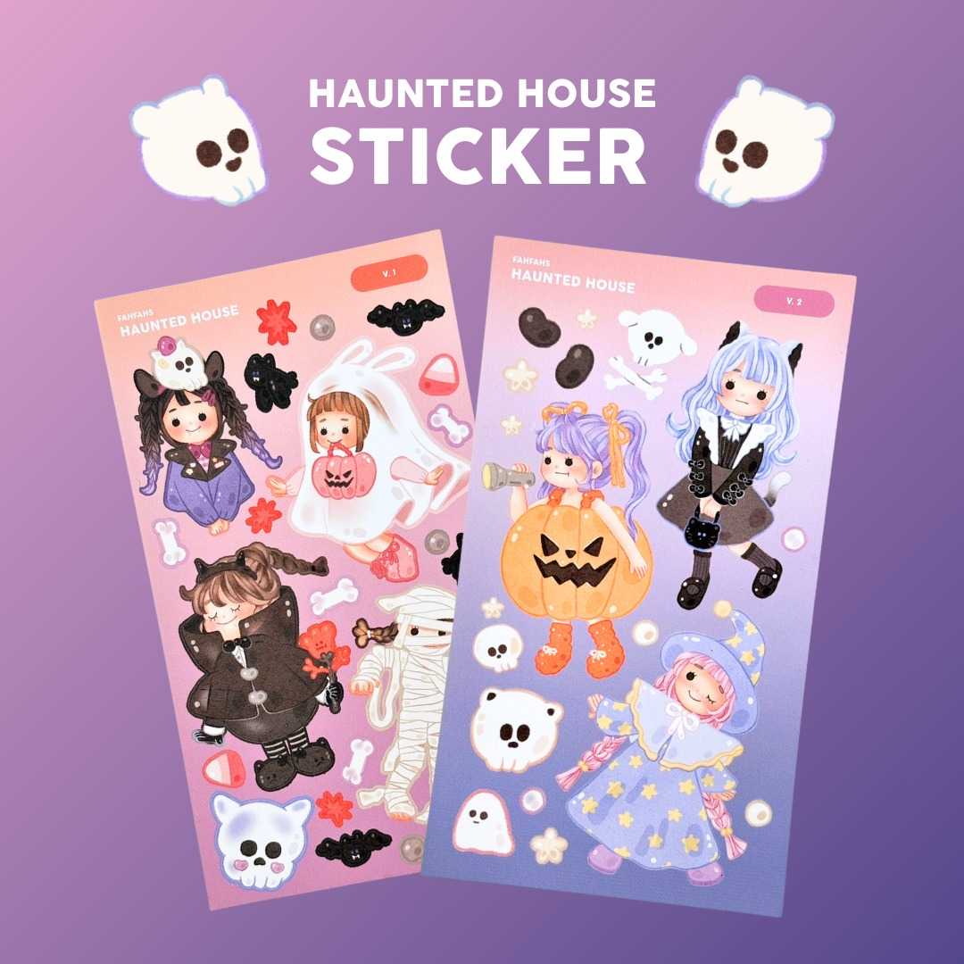 Haunted House Sticker - FAHFAHS