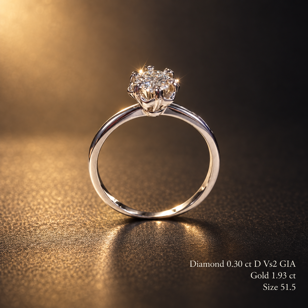 แหวนเพชร 0.30 ct