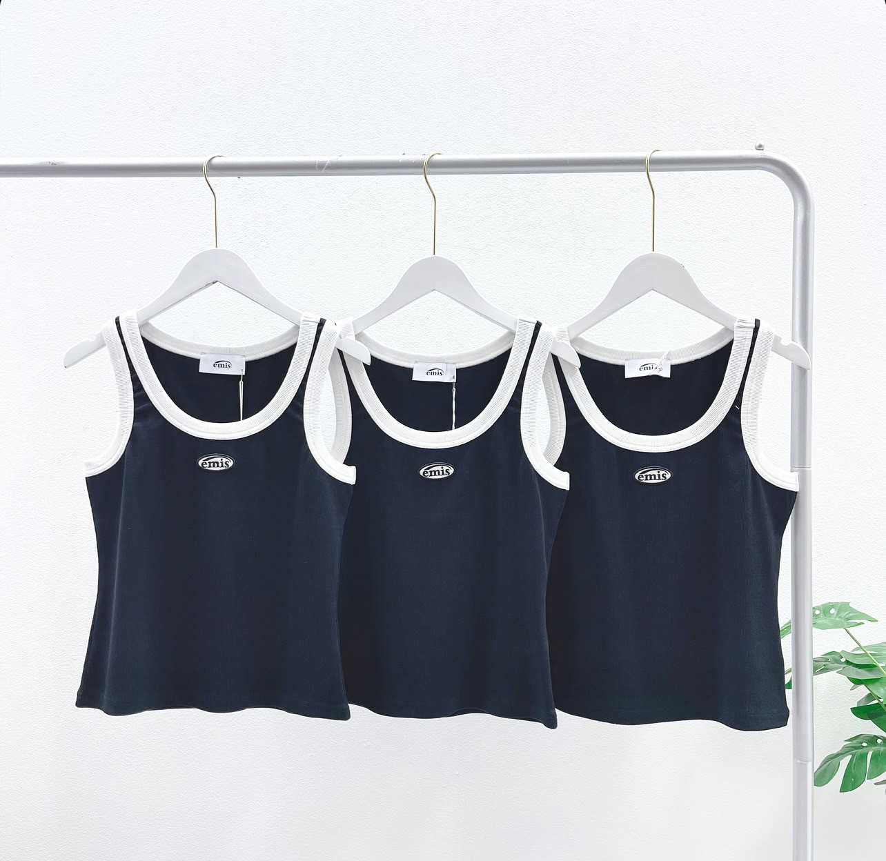 Emis Tank Top (Black/White)