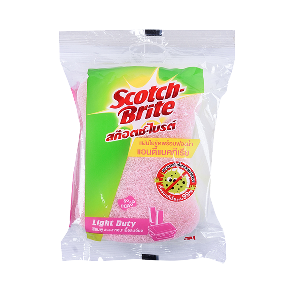 SCOTCH-BRITE ฟองน้ำแอนตี้แบคทีเรีย