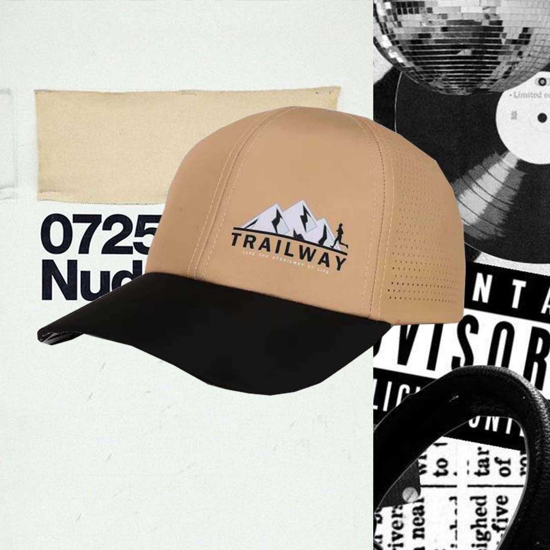 Trailway Khakie 6 Panel Running Hat