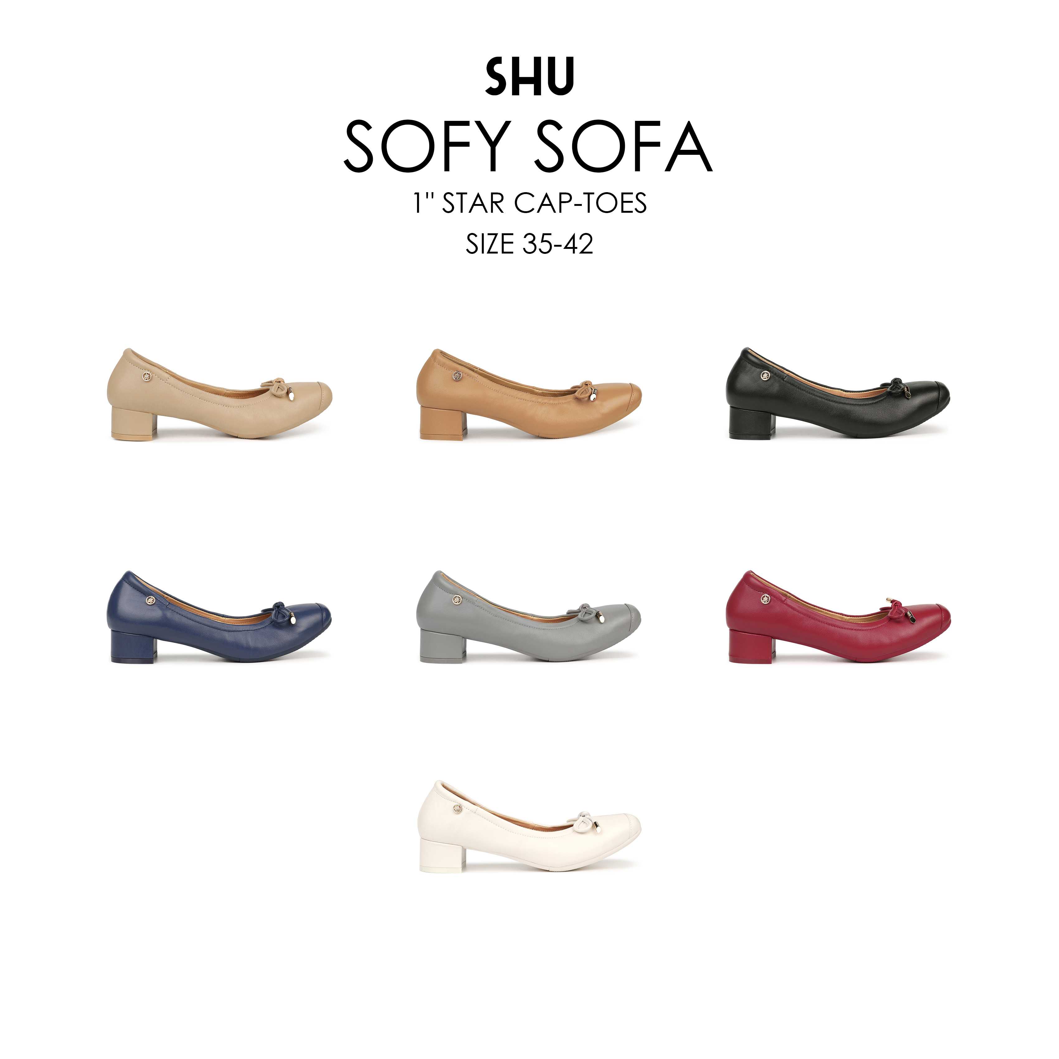 SHU SOFY SOFA 1 นิ้ว STAR CAP-TOES SWSO0227
