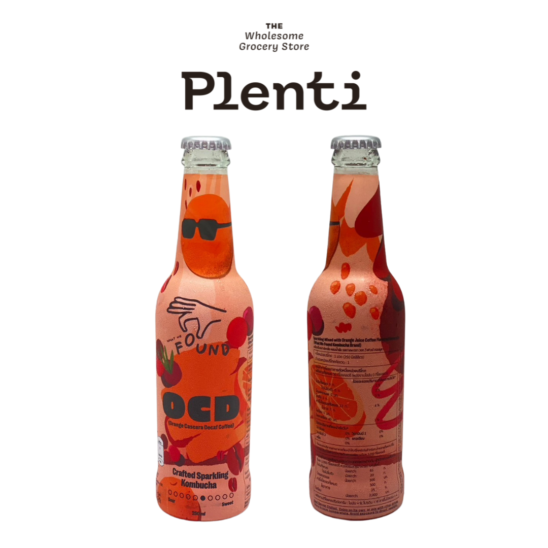 (Buy 2 Get 1 Free ) KOMBUCHA | คอมบูชา OCD (Orange Casacara Decaf Coffee) ผสมน้ำส้ม รสกาแฟ