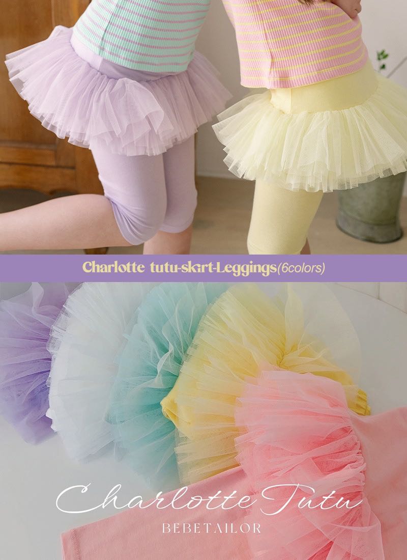 Bebetailor Charlotte tutu skirt leggings 