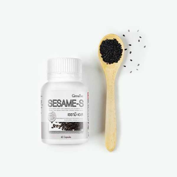 งาดำสกัดเข้มข้น กิฟฟารีน เซซามิ-เอส | Giffarine Sesame-S ป้องกันกระดูกพรุน ข้อเสื่อม บำรุงตับ