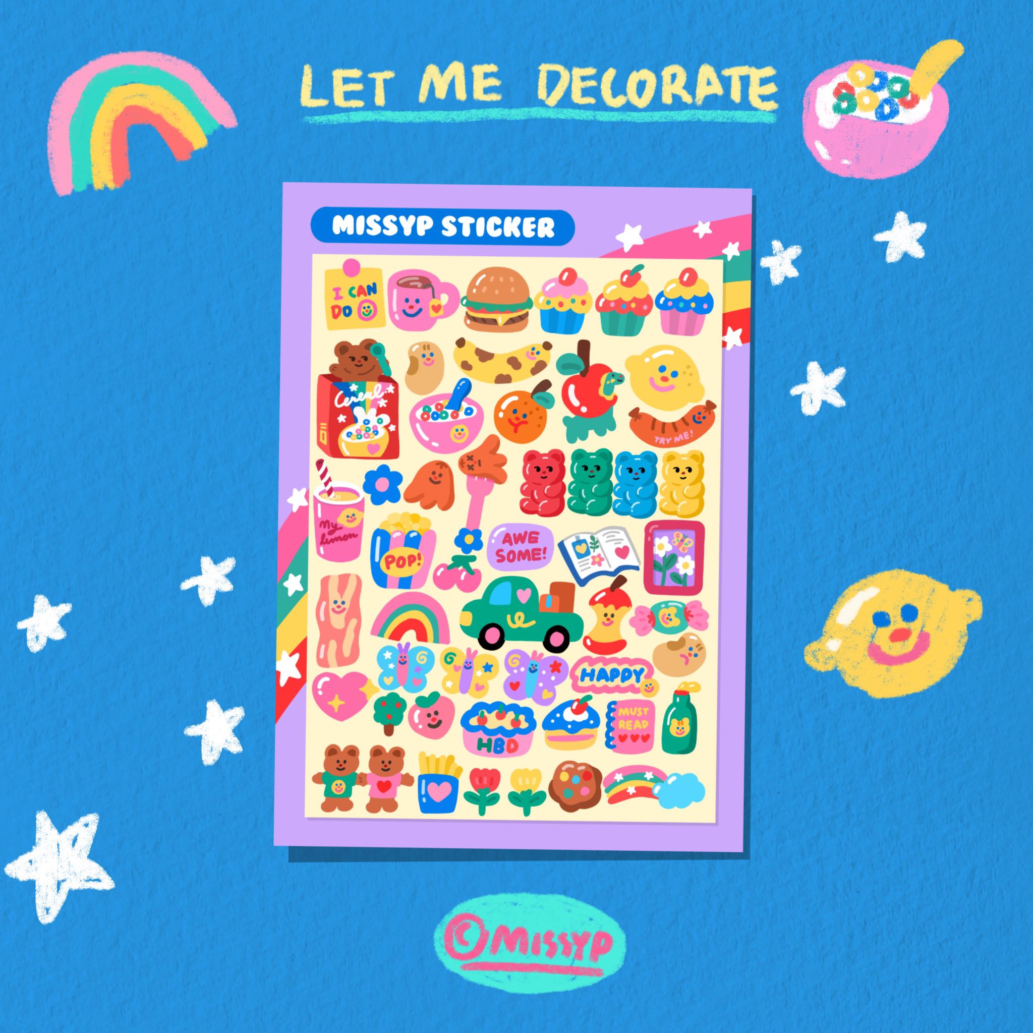 STICKER LET ME DECO M