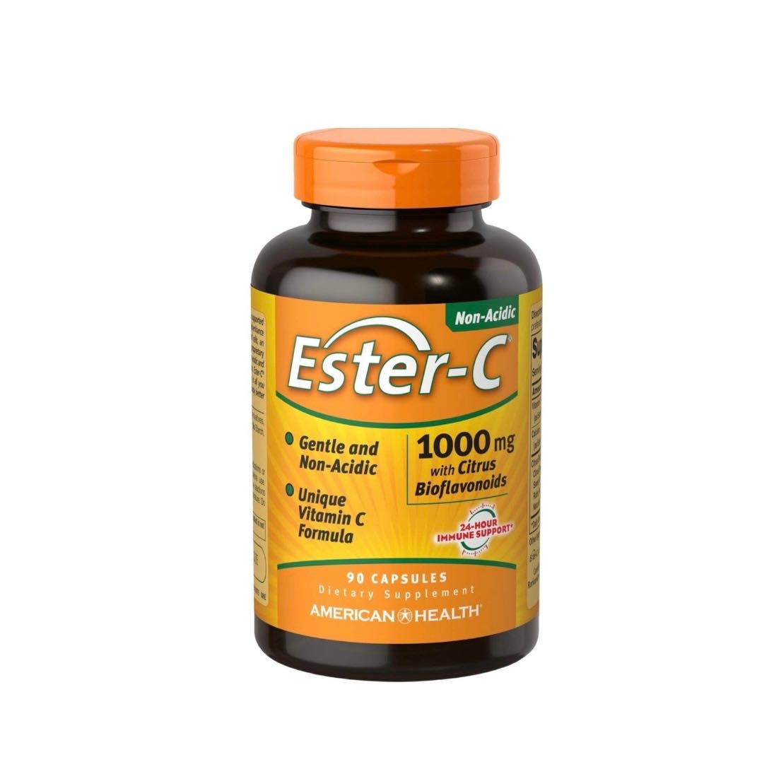 American Health Ester-C 1000 mg with Citrus Bioflavonoids 90 Capsules